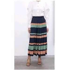 Ulla Johnson Avelina Skirt Midnight Size 2 Boho Maxi Skirt